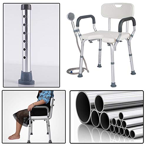 Chaise de baignoire réglable et tabouret de douche médical pour senior - 5
