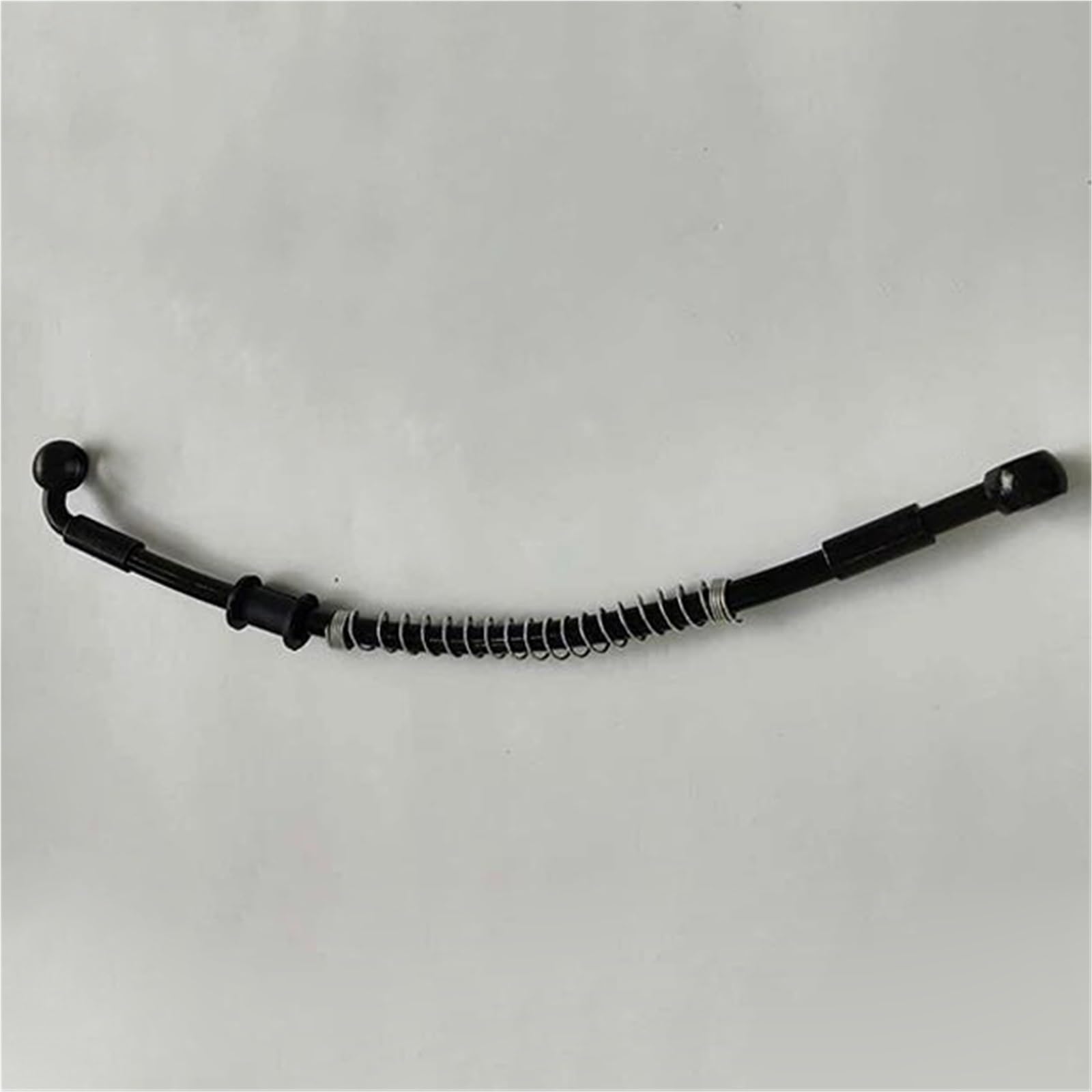 Motorcycle Brake Hose 0°-90° M10 Motorcycle Steel Braided Brake Hose 10cm-500cm Hydraulic Cable Oil Pipe Accessories(40cm)
