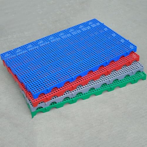 Plate-forme de palette ventilée en maille plastique robuste pour entrepôt de supermarché - 6
