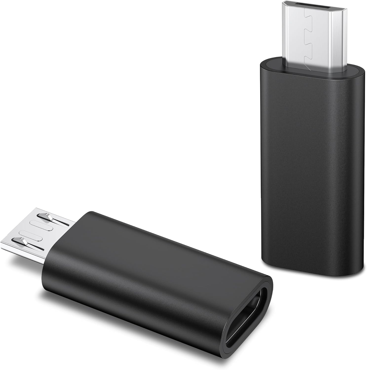 Original 2 Pack USB 3.1 Type C Female to Micro USB Type B 2.0 Male Data Sync Adapter and Without Cable Charging Connector for Smartphones and Tablet-picture-37
