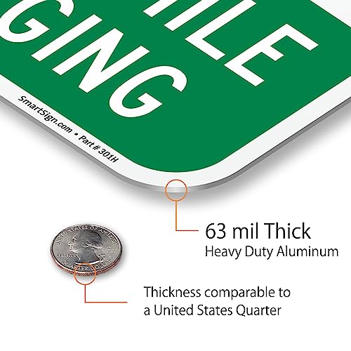 image for SmartSign 18 x 12 inch “Electric Vehicle Parking - Only While Chargi