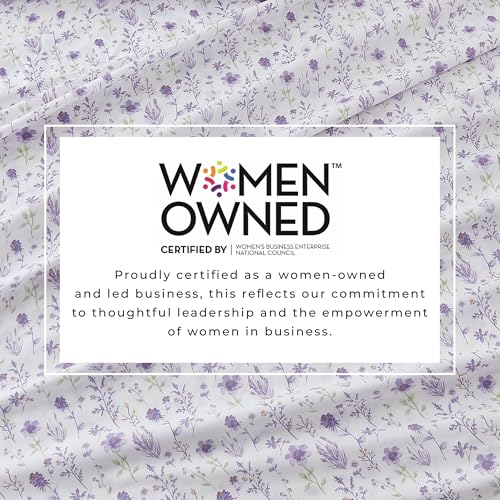 Image of Great Bay Home Twin Size Floral Microfiber Sheet Set - 3-Piece Ultra-Soft, Brushed Bedding Sheets & Pillowcases - Wrinkle Free, Comfortable, All-Season Bed Sheets (Colorful Floral - Lavender)