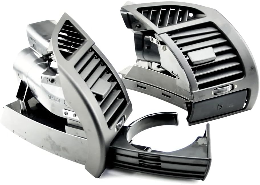 6917905 6917906 Air Vent Grille A/C Vent Silver Decorative Frame Compatible with BMW Z4 E85 E86 2002-2008 (Air Vent Left)