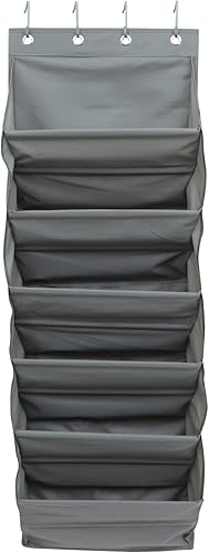 Cabilock Organizador colgante de zapatos, bolsa organizadora de zapatos plegable sobre la puerta, zapatero para puerta de armario, ahorro de