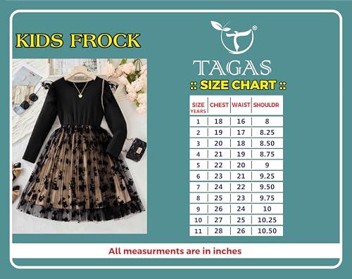 Image of TAGAS Girls Tagas Girls Dress| Girls Frock | Party Dress for Girls |Kids Cloth|
