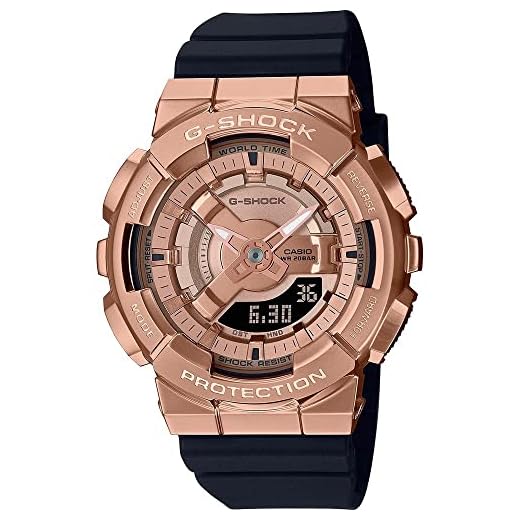 CASIO G-SHOCK Reloj Analógico-Digital para Hombres de Cuarzo con Correa en Plástico GM-S110PG-1AER