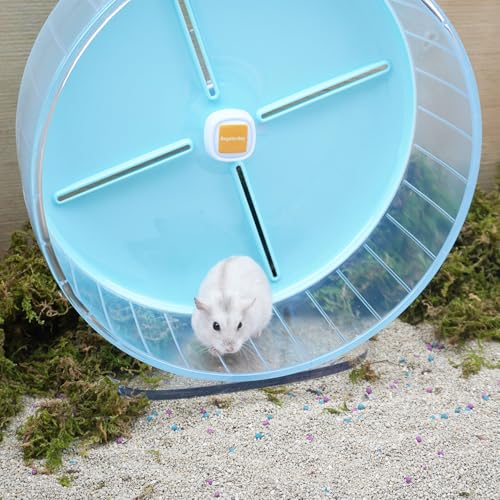 Begeterday Leises Hamsterrad 24cm Durchmesser, Ideales Hamster Zubehör für Hamsterkäfige