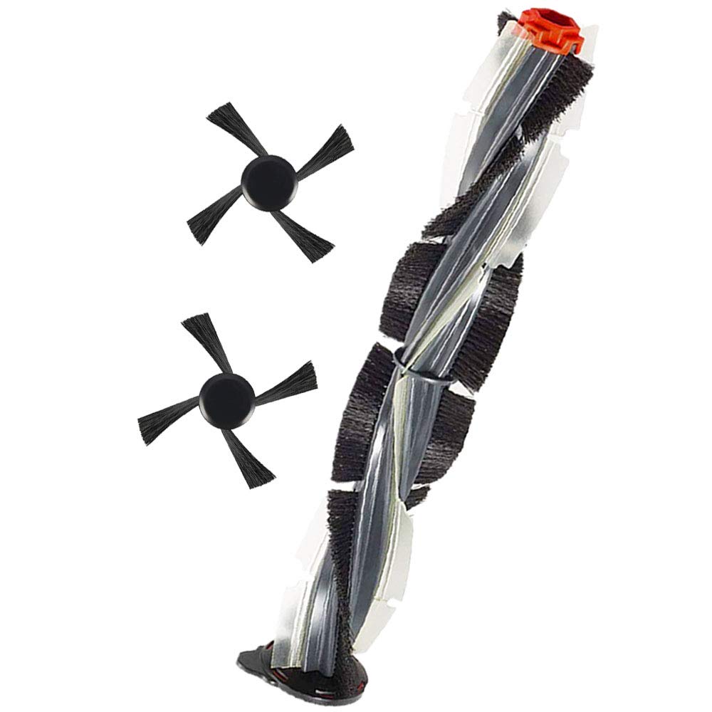 Jorllina Combo Brush for Neato Botvac Connected Series D3 D4 D5 D6 D7 & Neato Botvac D Series D75 D80 D85 Robot Vacuum Cleaner1 Main Brush &2 Side Brushes Kit