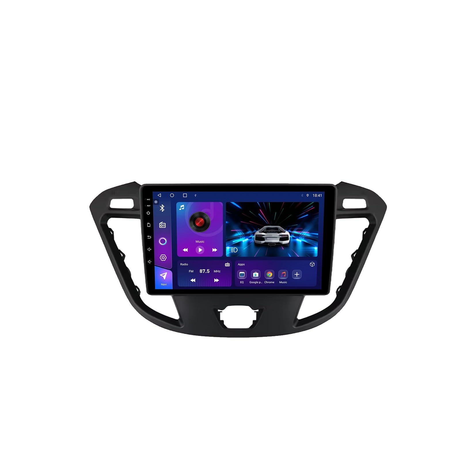Generico Autoradio Android 15 2 DIN con Schermo Touchscreen da 9 Pollici per Ford Transit Tourneo Custom 2013-2021 con Telecamera Posteriore/CarPlay/Bluetooth/FM/GPS/USB/comandi al Volante/Audio per
