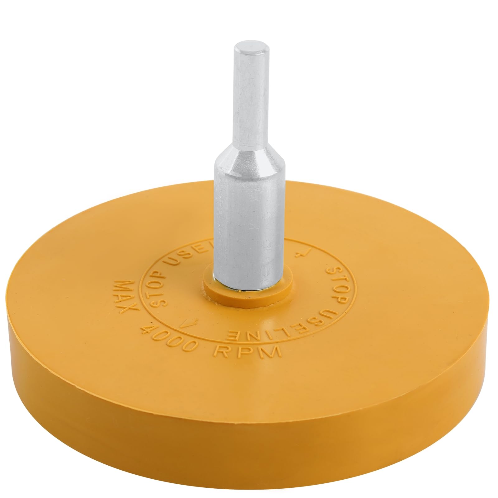 TECPO Folienradierer für Bohrmaschinen, Radierscheibe, Adapter 5/16'' x 24mm, 4000 U/min, Ø 90mm