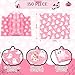 150Pcs Pink Ghost Boo Deli Paper, 9.8 x 8.3in Grease Proof Food Wrap Paper for Halloween & Kitchen