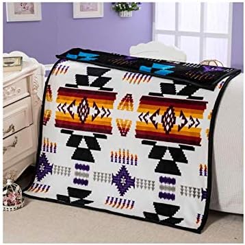 Miniatura 5 de Nu Trendz - Southwest - Manta de bebé reversible con estampado nativo (gris)