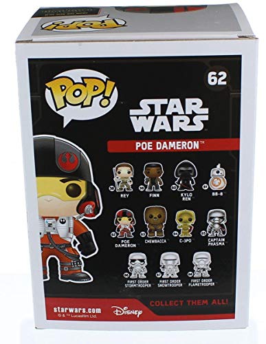 Funko Pop Star Wars Poe Dameron Vinyl Figure, Multi-Colour (6222), Multicoloured #TOP2
