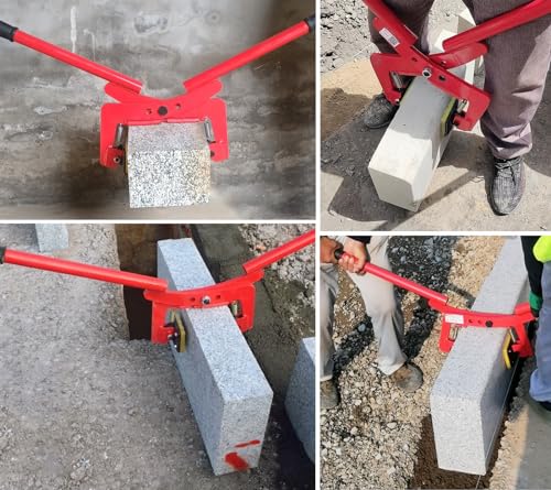 Regulowany podnośnik do kostki brukowej, dwuręczny zacisk do podnoszenia granitu i płyt stalowych, trwałe narzędzie do przenoszenia płyt chodnikowych i szkła