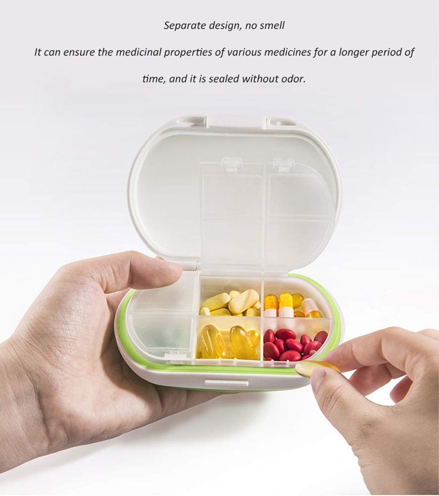 Pastillero,Organizador De Pastillas,Pastillero,Pastillero Organizador,Diseño Abierto Y Compartimentos Grandes,Soporte Para Medicamentos,Vitaminas Y Suplementos,Botella Redonda Pastillero Dia