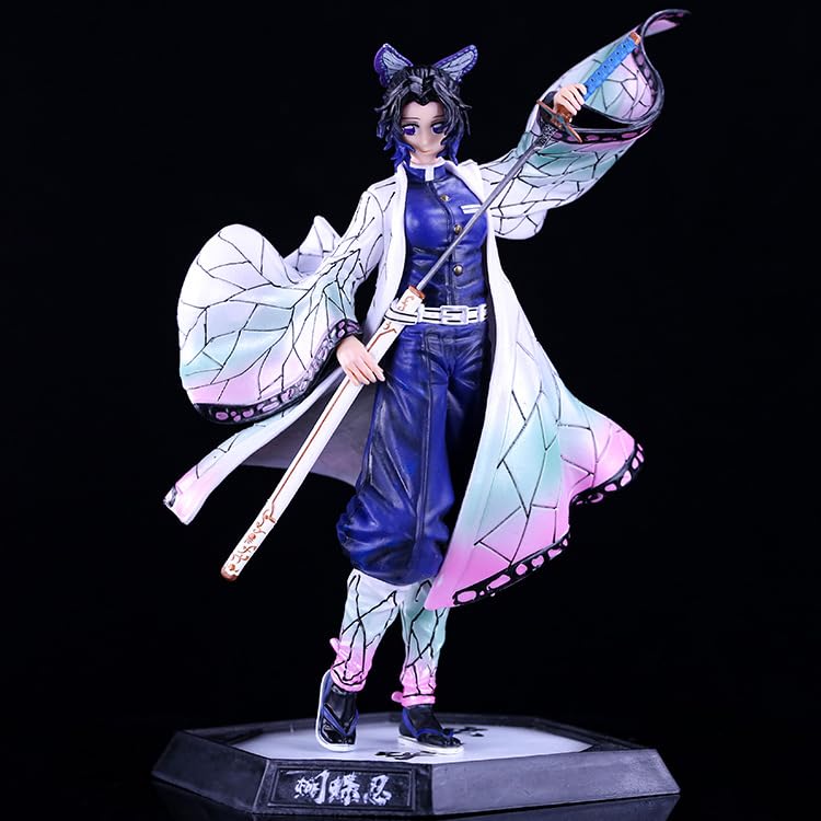 フィギュア 蟲柱 39CM Amazon.co.jp: 鬼滅の刃立ち姿九柱共鳴の虫柱蝶忍30センチキャラクター