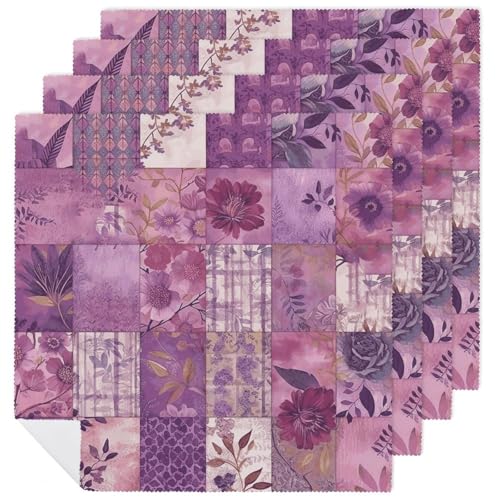 Servilletas de Tela Estampado Floral 6 unidades miniatura 1