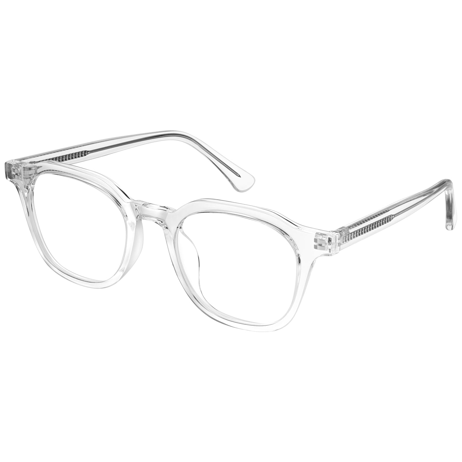 Dollger Blue Light Blocking Glasses For Woman Men Thick-Framed Square Non-Prescription, For Computer,Gaming, Phone Use