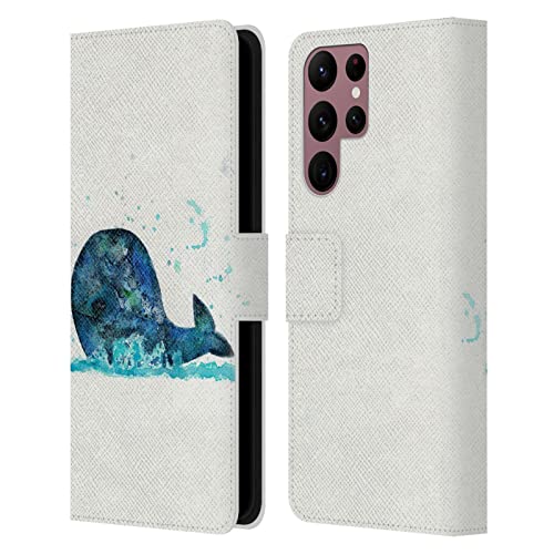 Funda de cuero tipo libro Wyanne Ballena para Samsung Galaxy S22 Ultra 5G