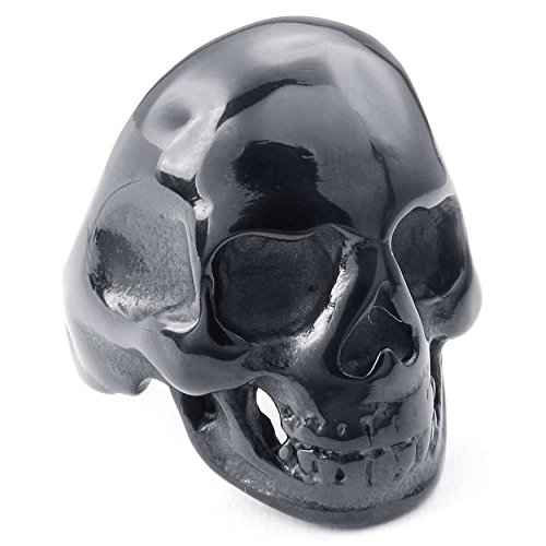 Anneau homme style gothique de 29mm forgé en acier inoxydable résistant