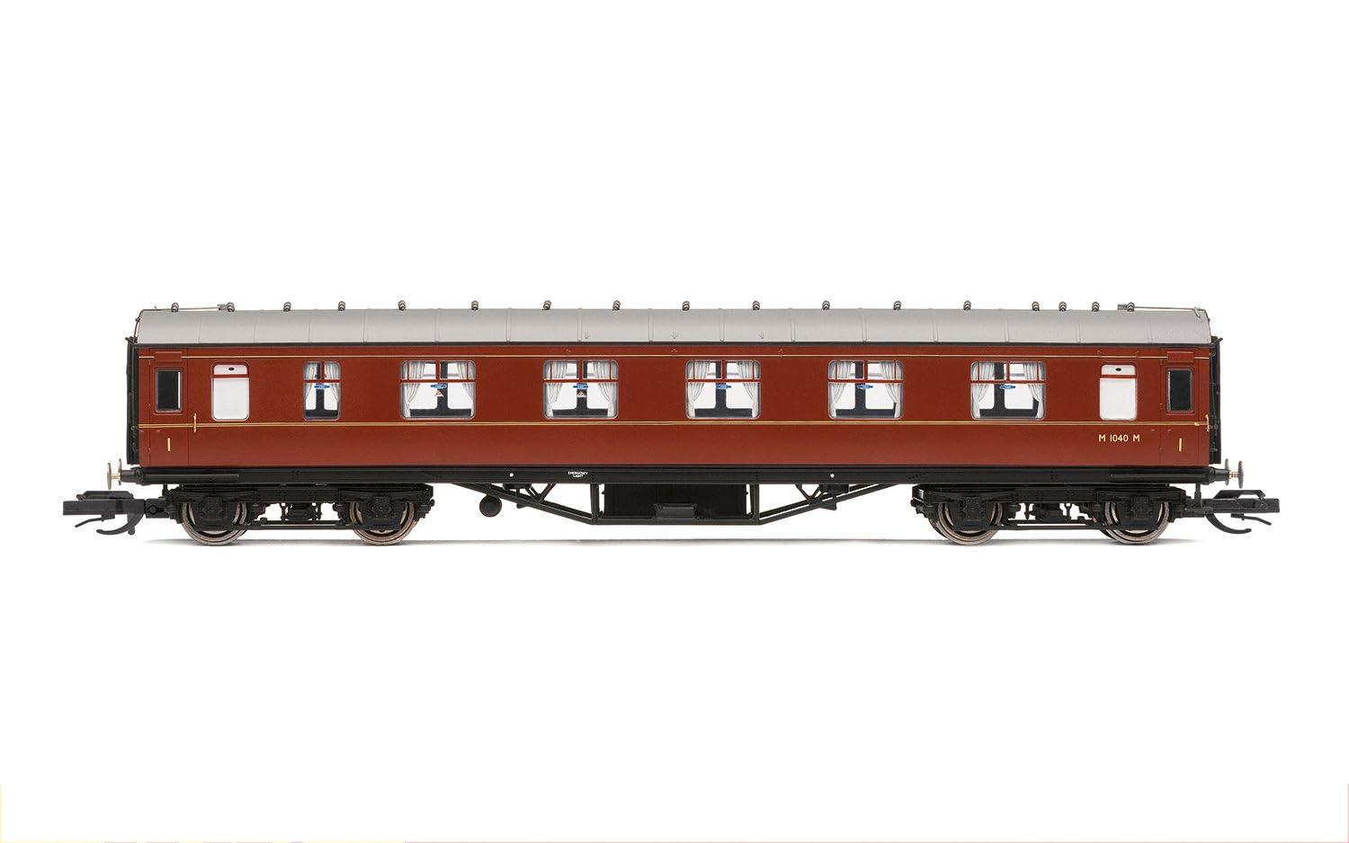 TT:120 Hornby Coach Car - TT4032 BR 57' Corridor First, M1040M - Era 5 Train Toy, TT Gauge Carriage for Train Set, Rolling Stock Models for Adults - 1:120 Scale Model Gift