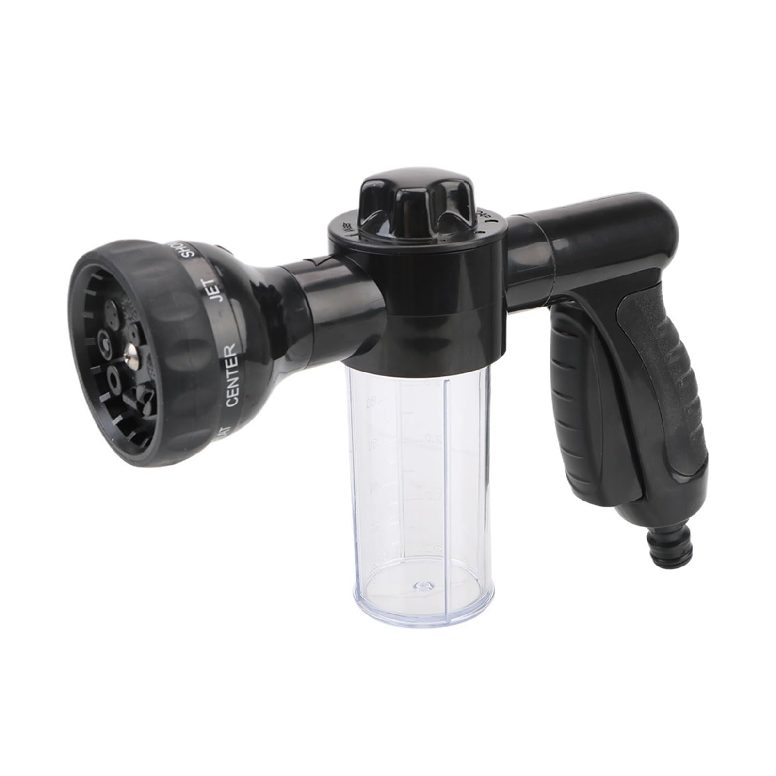 KKXXYQFC Manguera de jardín Pistola rociadora Herramienta de limpieza Pistola de agua Rociador portátil para lavadora de automóviles Lanza de espuma automática Boquilla ajustable de 3 grados Chorro de