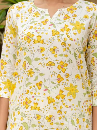 Image of feranoid Elegant V-Neck 3 /4 Sleeve Kurta & Pant Co-ord Set (S-XXL)