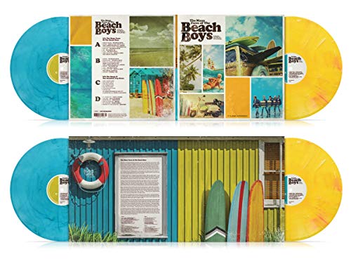 Many Faces of Beach Boys/Yellow/Blue Transparent Marbled - Les Beatles, Paul McCartney, John Lennon, RIngo Starr, George Harrison Many Faces of Beach Boys/Yellow/Blue Transparent Marbled – Image 3