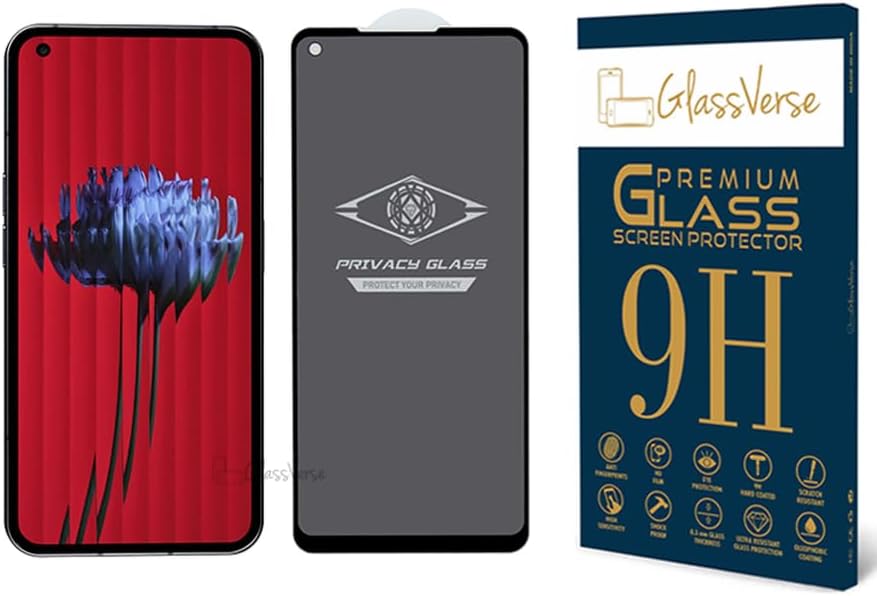 Ultra Privacy Tempered Glass For Nothing Phone 1 (PACK OF 1) with Free Installation Kit. Edge To Edge. (In-Screen FingerPrint Lock will not work with the Privacy Guard) - 6.55 inch