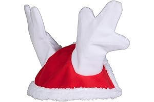 HORZE Christmas Santa Reindeer Antlers Horse Cap