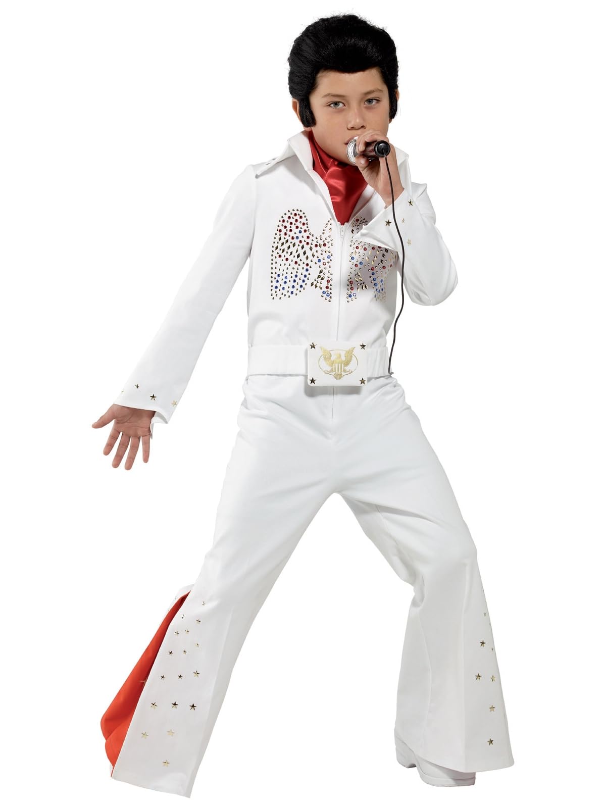 Children's Elvis Costume, Jumpsuit & Scarf