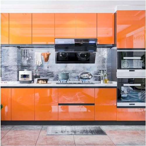 Image of HOME13 Self Adhesive Royal Blue Shine Wallpaper Removable and Decorative Vinyl Wallpaper for Kitchen Countertop Cabinets Table 1 Ft by 10 Ft 2pcs