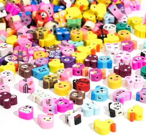 Set Di 2064 Perline Per Braccialetti 6 Perline Argilla Polierica Set