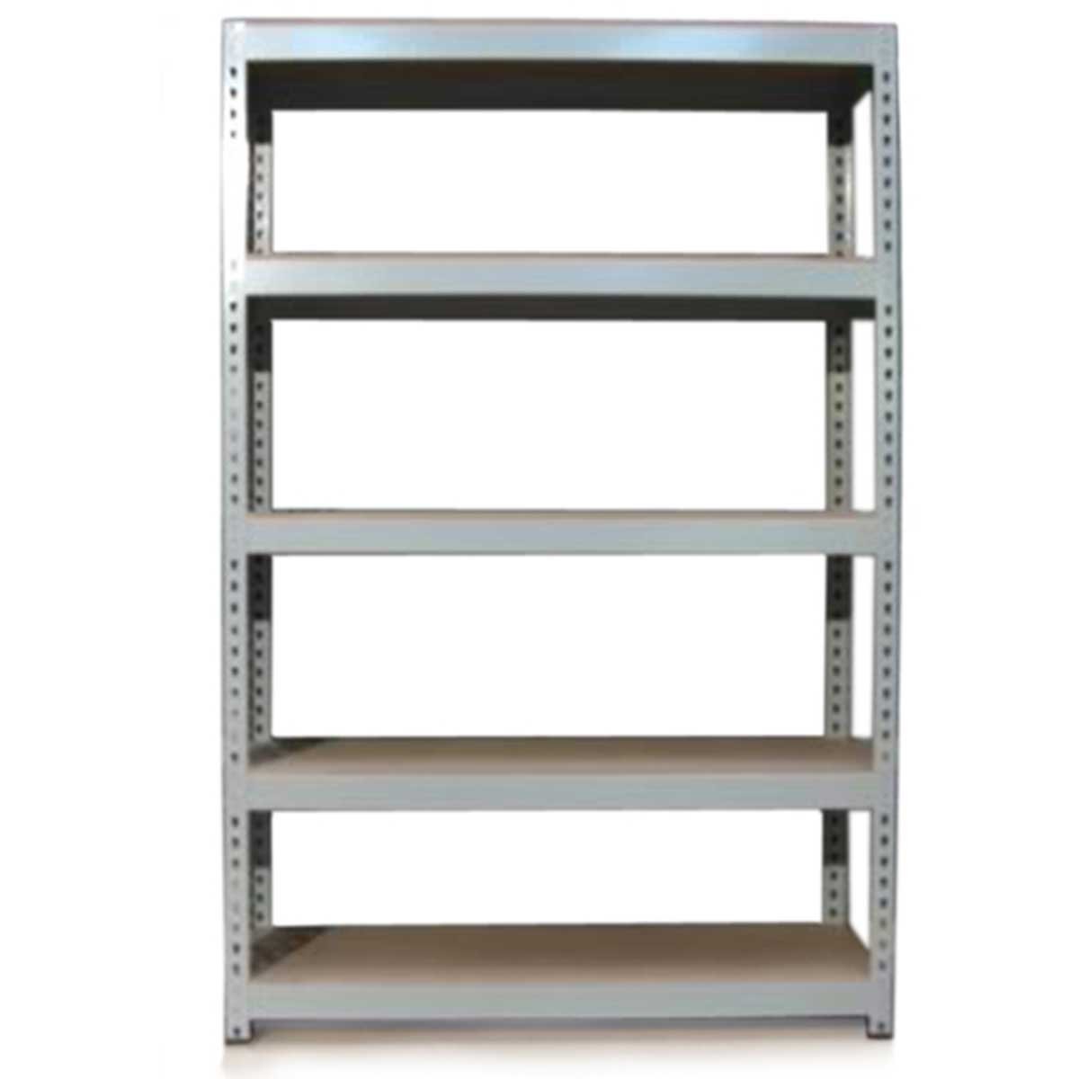 3 Estanterías Metálicas Grises Q-Rax sin Tornillos 120x50x183cm de 5 Estantes Baldas Repisas Capacidad Peso 200kg por Estante Almacenamiento Almacenaje Herramientas Taller Garaje Cobertizo Almacén