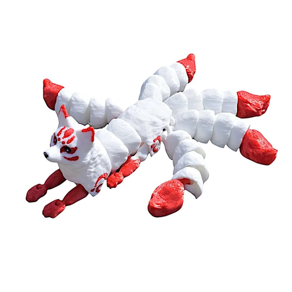 CTRLZS Stress Relief Toys 3D Printed Ornament Animal Model Joints Movable Five Home Desktop Decoration