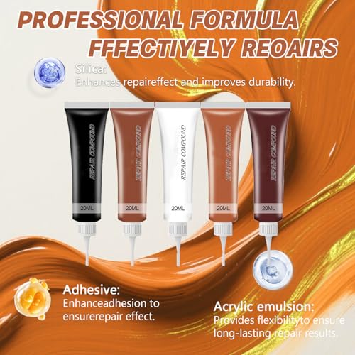 Leather & Vinyl Repair Kit Brown