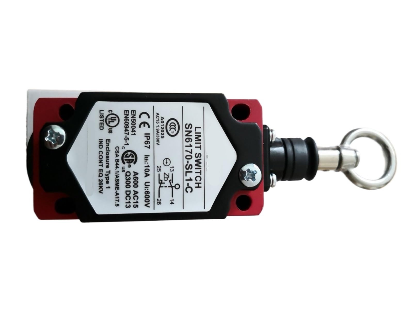 KSZHZYMGX 1pcs Pull Cord Switch SN6170-SL1-C
