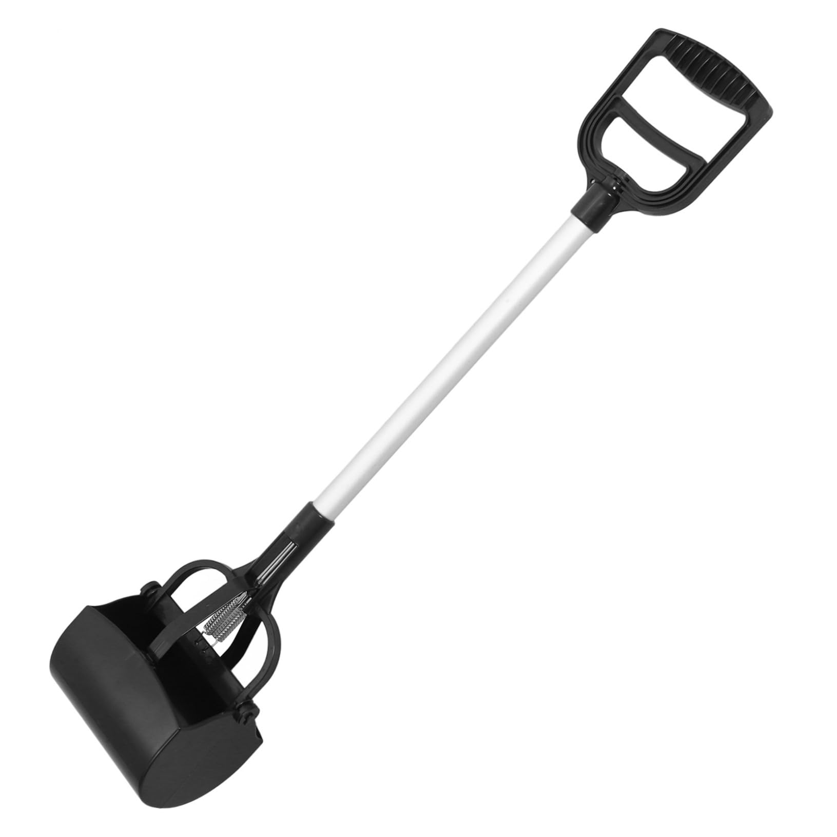 POPETPOP 1pezzi Raccoglitore Escrementi Animali Domestici Manico Lungo Paletta per Feci di Cane e Pinza per Escrementi di Gatto Strumento Portatile per Pulizia