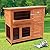 BUNNY BUSINESS 4ft 2-Tier Double Decker Rabbit/Guinea Pig Hutch Hutches with Sliding Trays & Ramp