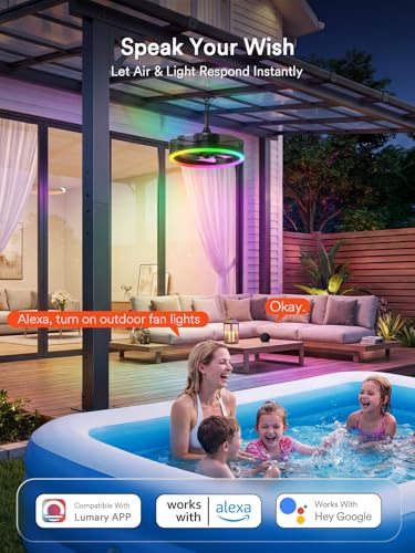 Smart Ceiling Fan with Voice Control