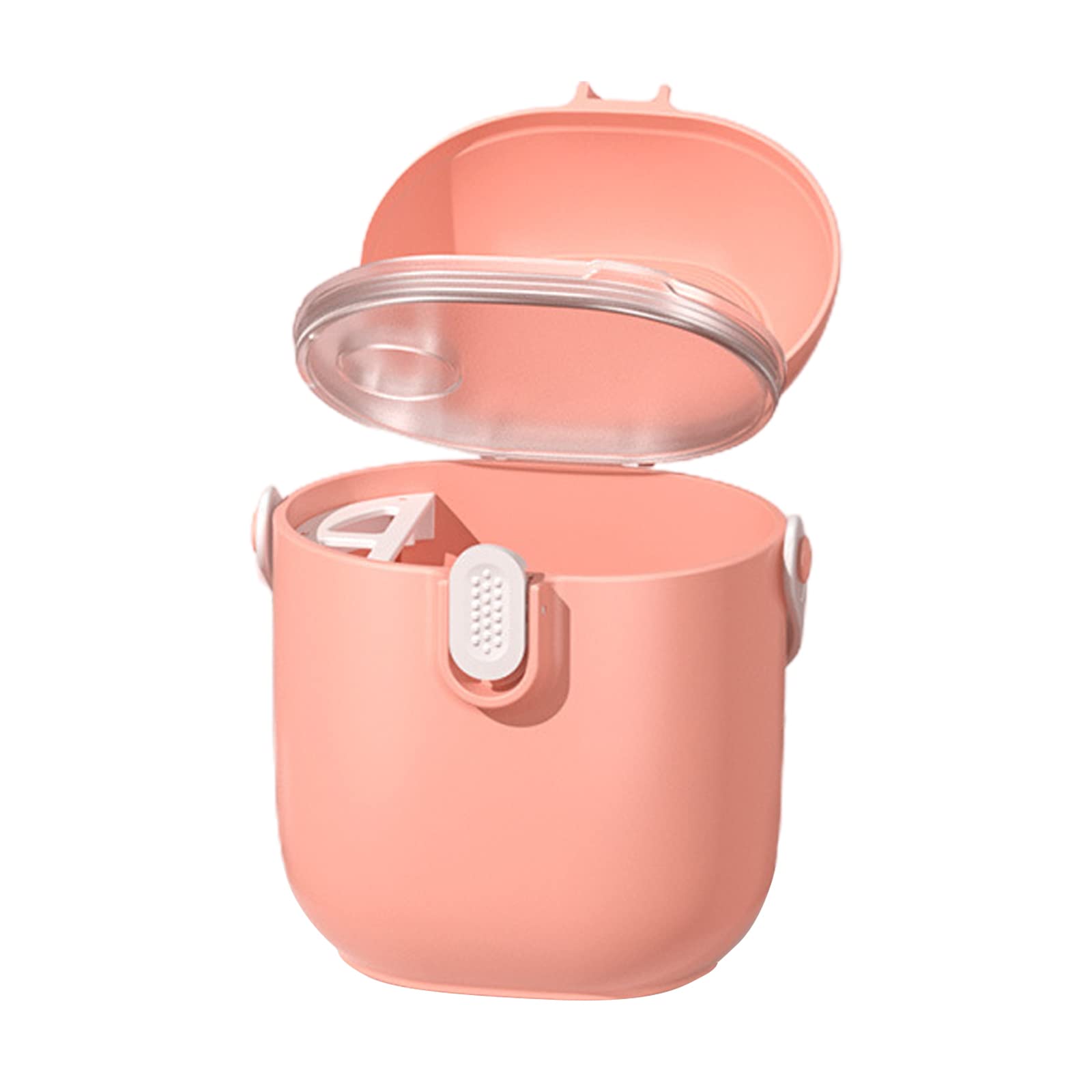 SLDHFE Baby Formula Dispenser Travel Container, Toddler Milk Powder Portable Formulav Storage Snack Containers with Scoop and Carry Handle, for Toddlers Kids (Pink)