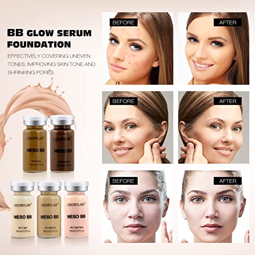 BB-Glow-Starter-Kit-BB-Cream-Pigment-Set-BB-Glow-Ampoule-Serum-Starter-Kit-for-Skin-Care-Treatment-Hydrating-and-Moisturizing-Restores-Even-Skin-Tone-Use-with-D-Pens-or-Rollers-for-Better-Absorption