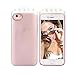 iPhone 6 6S 7 LED Selfie Case, WaterLuu LED Illuminated Phone Case for iPhone 7/6s/6(4.7inch) , LED Light Up Luminous Phone Case With Soft Lights &Touch Key-Press for Great Selfie&Make up (Rose Gold)