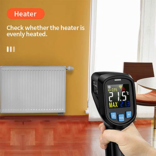 DECDEAL -50~600 ℃ LCD digital portátil sem contato termômetro infravermelho Pirômetro de testador de