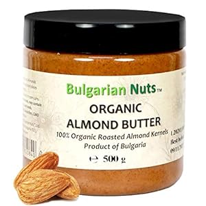 500 g Bio Amandelkaas van 100% Hele Noten, vrij van – gluten, emulgatoren, palmolie, suiker, conserveermiddelen, product…