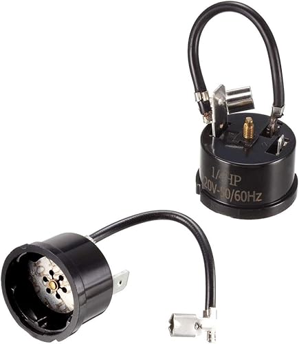 Miniatura 3 de uxcell Protector de sobrecarga térmica para refrigerador, 2 piezas, 12 HP 375 W, pieza de repuesto para compresor
