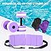 HOMNUTS Water Dumbbells Aquatic Exercise Combo Set, High Density Water Weight, Swimming Belt, Swimming Aquatic Gloves for Swim Fitness Training Water Exercise