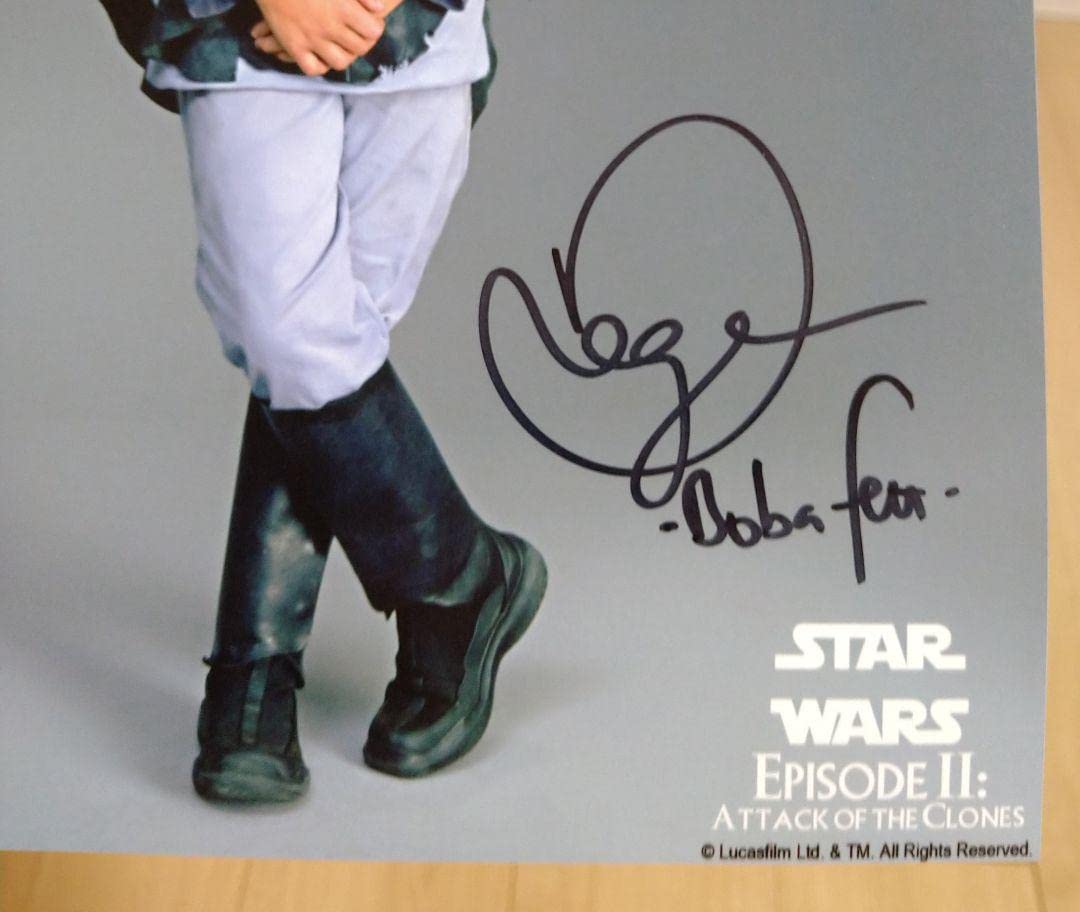 スターウォーズ ボバフェット ダニエルローガン直筆サインポートレート スターウォーズ ボバフェット ダニエルローガン直筆サインポートレート