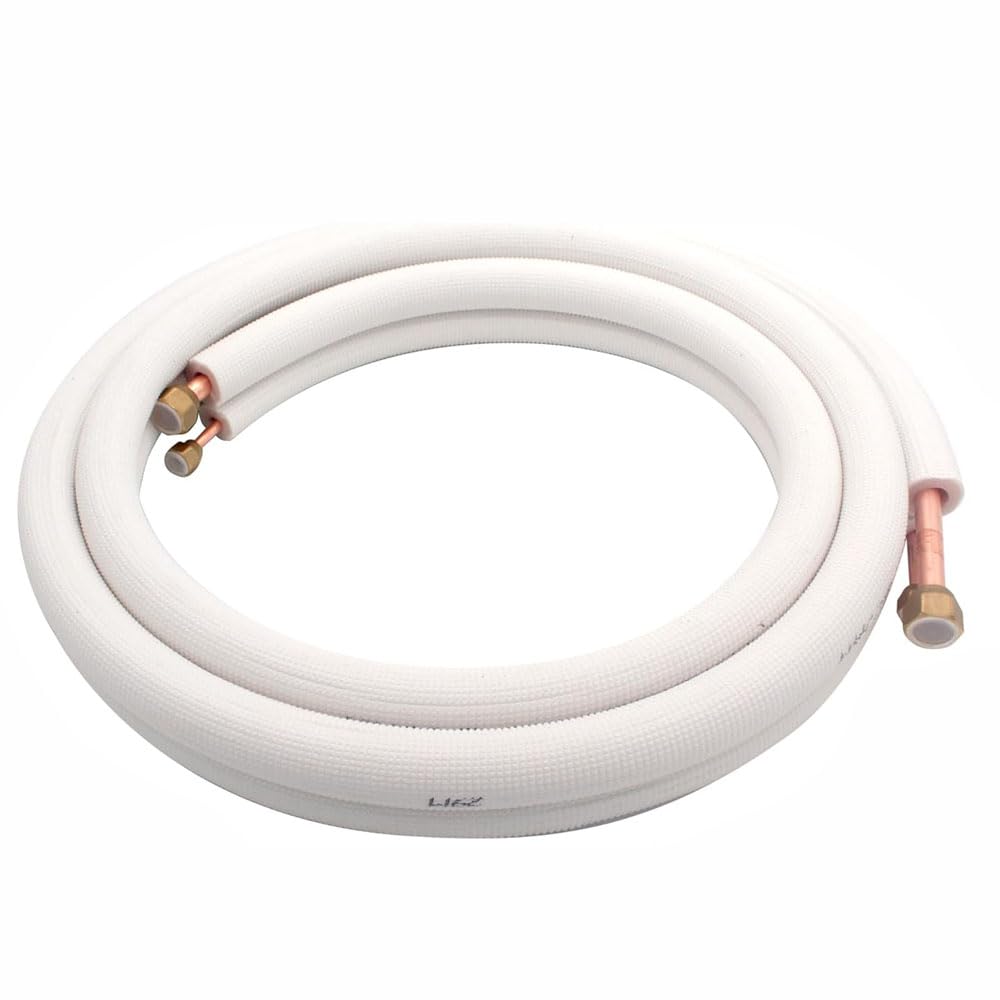 BE-TOOL 2P 3m/9.84ft 1/4''*1/2'' Mini Split Air Conditioner Pipe