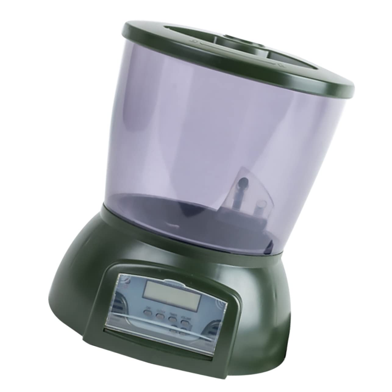 Mipcase Alimentador Automático para Peces Pantalla LCD, Dosificador de Comida para Acuarios y Estanques